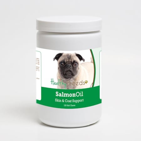 Pug Salmon Oil Soft Chews, 120PK